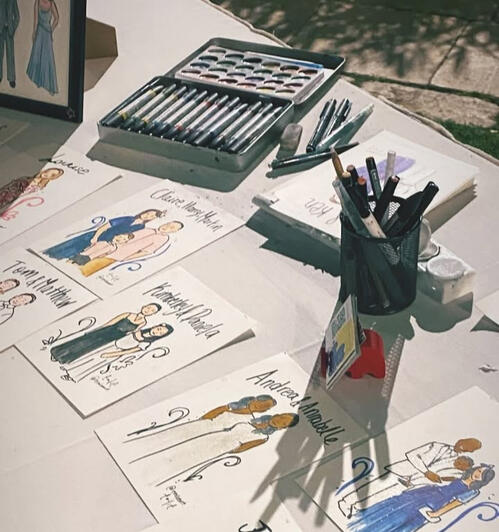 Illustration Examples (Wedding)