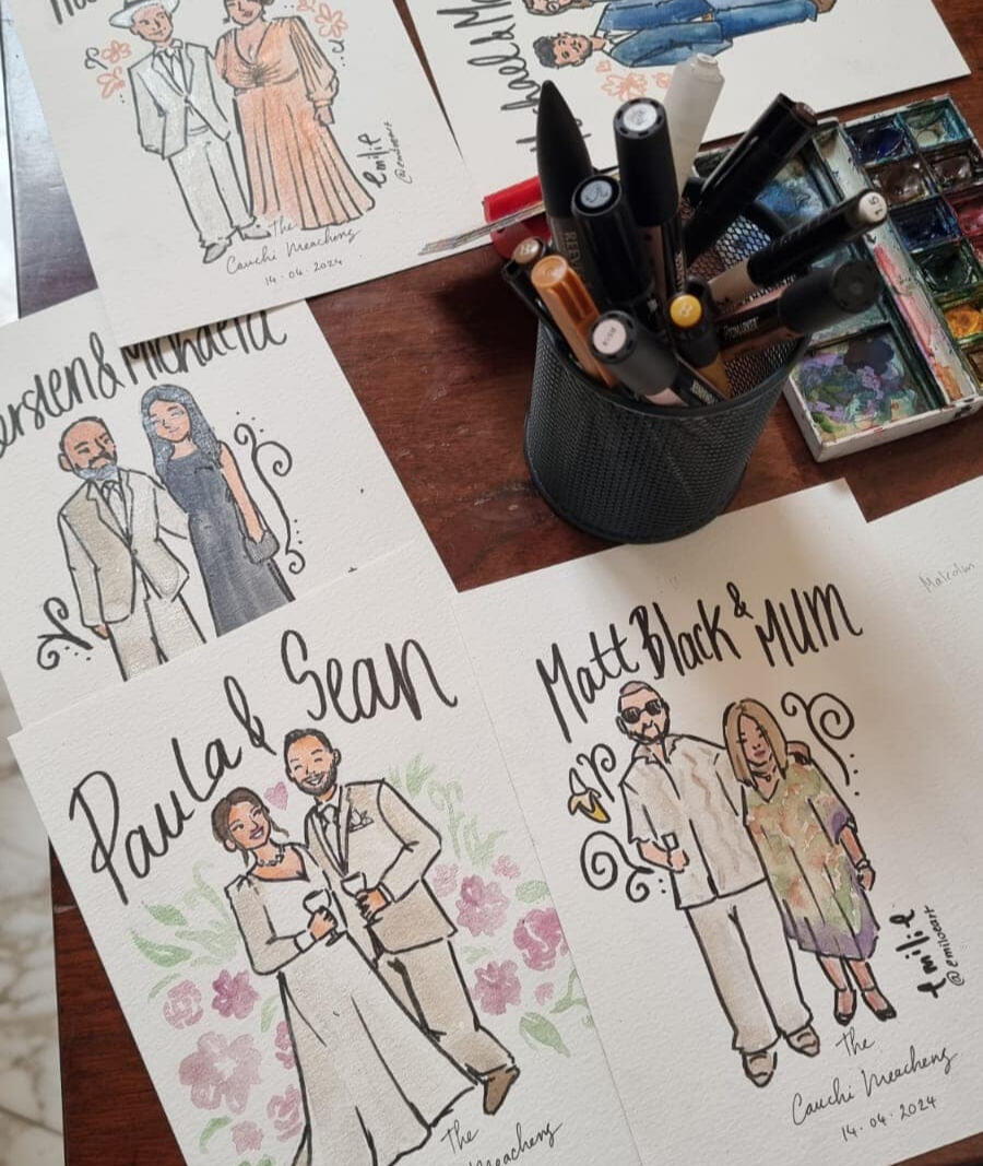 Illustration Examples (Wedding)